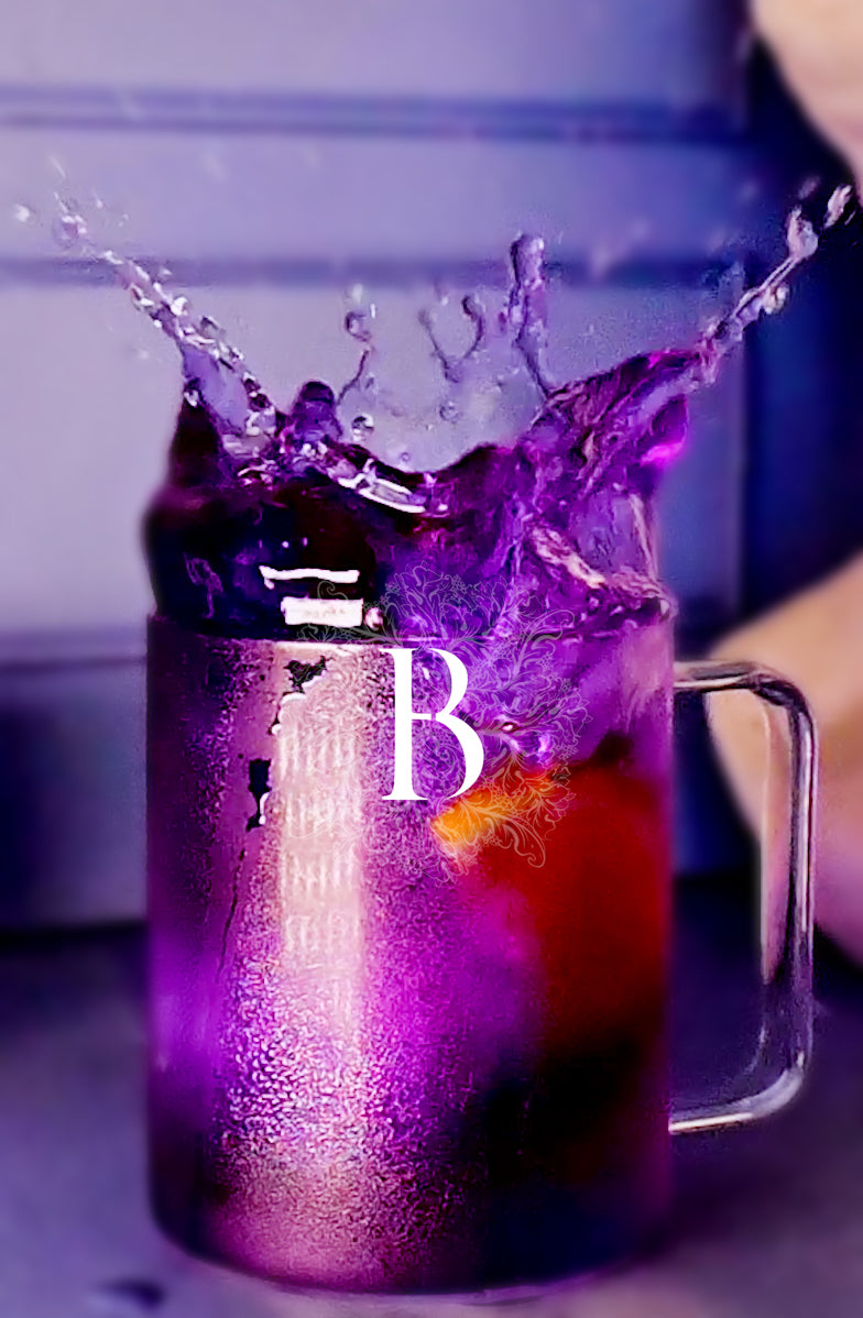 Blue Pea Butterfly Ice Tea Cocktail