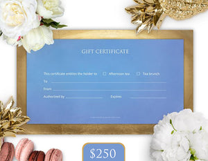 $250 Gift Card - THE BLUE HOUSE
